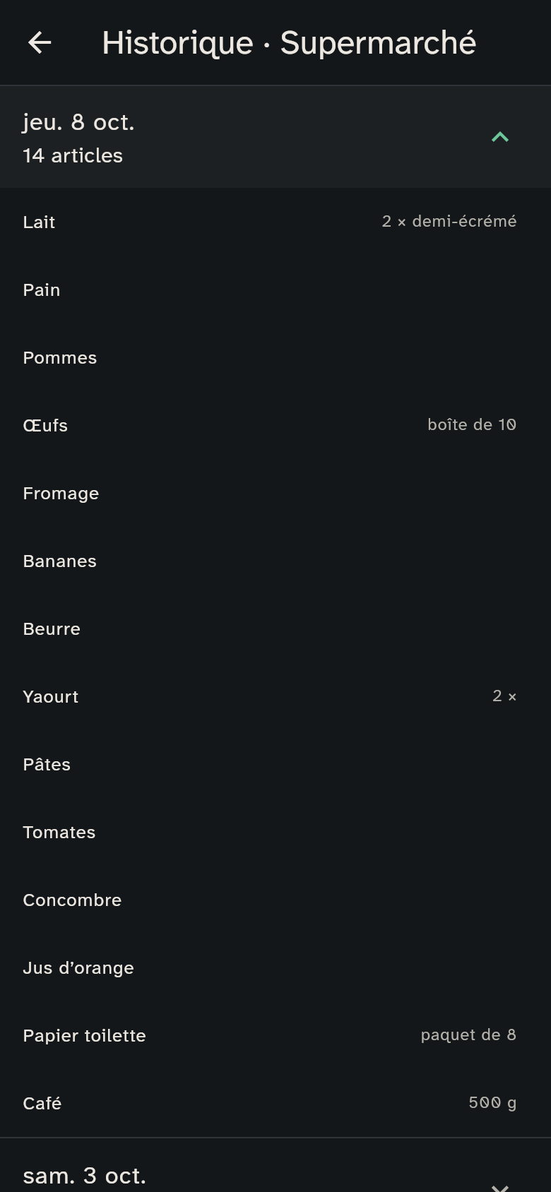 L’historique de deux sorties de courses